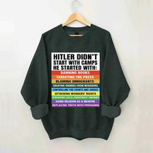 Anti Fascism Protest Sweatshirt