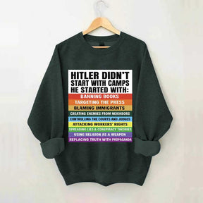 Anti Fascism Protest Sweatshirt