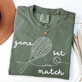 Tennis Game Set Match T-Shirt