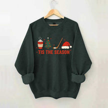 Tis The Season Hockey Christmas Sweatshirt
