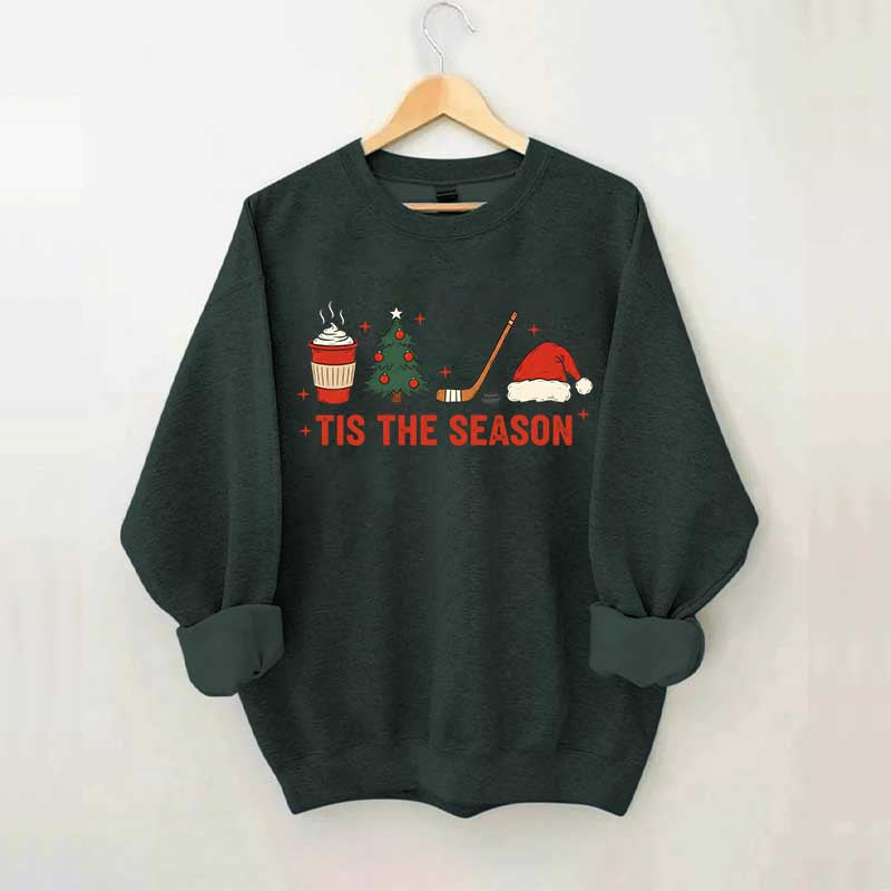 Tis The Season Hockey Christmas Sweatshirt