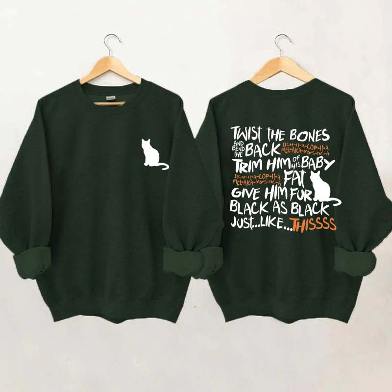 Funny Twist The Bones Cute Hocus Pocus Sweatshirt