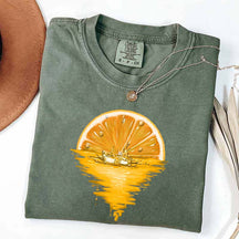 Orange Sunset Fruit Lover T-Shirt