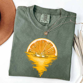 Orange Sunset Fruit Lover T-Shirt