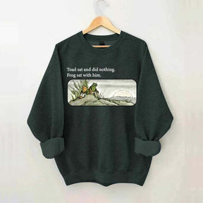Frog And Toad Book Lover Sweatshirt