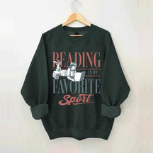 Vintage Reading Is My Favorite Sport Sweatshirt