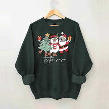 Tis The Season Santa Tree Sweatshirt