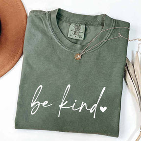 Inspirational Be Kind Heart Minimalist T-Shirt