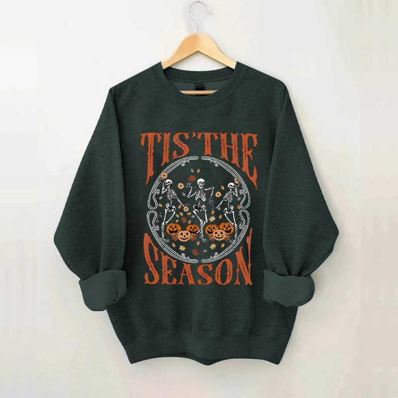 Tis The Season Skeletons Dancing Sweatshirt