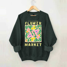 Boho  Pintaflores Floral Sweatshirt
