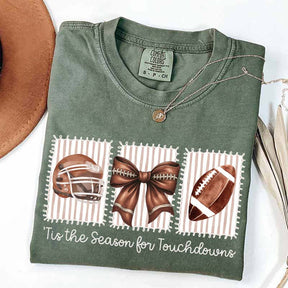 Tis the Season for Touchdowns Football T-Shirt