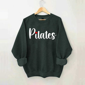 Pilates Red Heart Sweatshirt