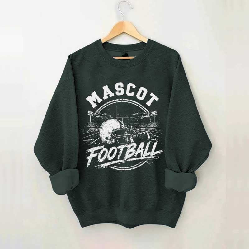 Custom Football Mascot Template Sweatshirt