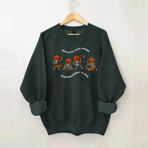 Behavior Reinforcement Skull Sweatshirt
