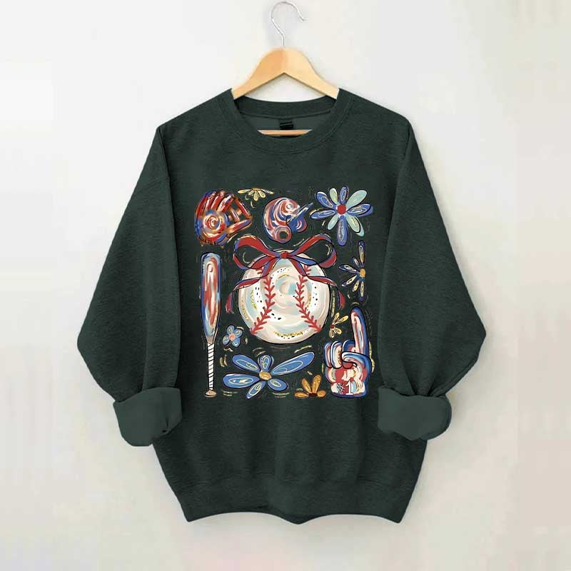 Baseball Tis The Season Sweatshirt