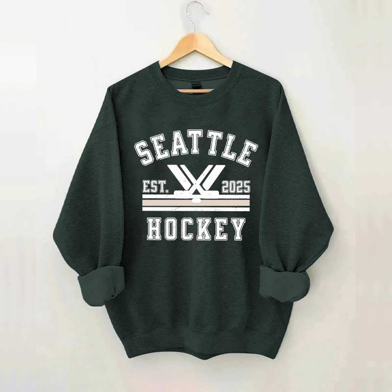 Retro Seattle Hockey Sweatshirt