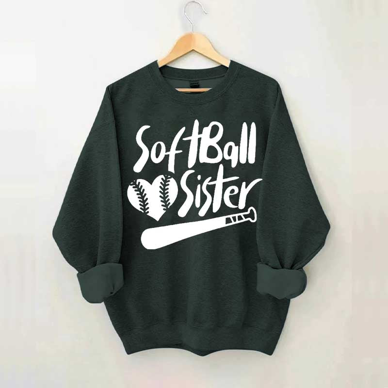 Softball Sister Game Days Sweatshirt