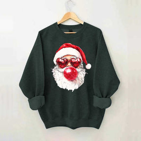 Cool Santa Bubble Gum Christmas Sweatshirt
