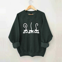 Pet Lover Cute Black Cats Sweatshirt