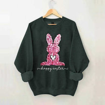 Pink Happy Easter Sweatshirt