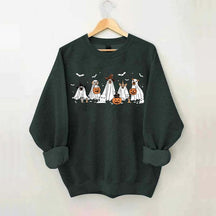 Cute Ghost Dogs Halloween Sweatshirt
