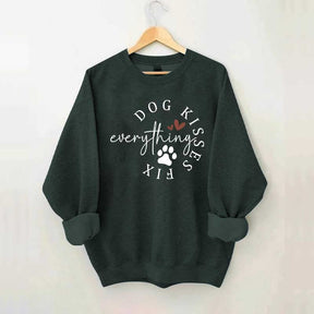 Dog Kisses Fix Everything Sweatshirt