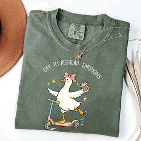 Off To Regulate Emotions Goose T-Shirt