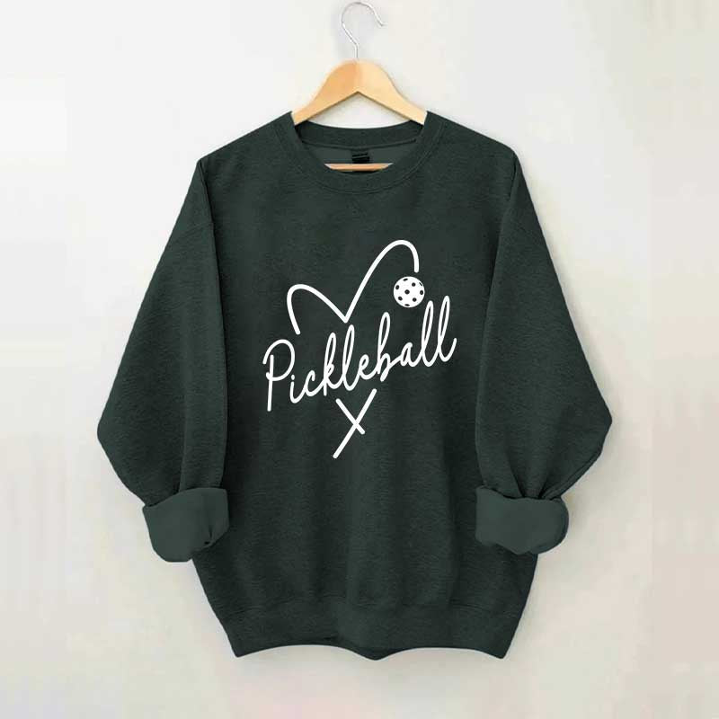 Pickleball Heart Sweatshirt