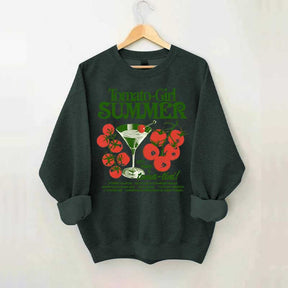 Vintage Tomato Girl Cocktail Sweatshirt