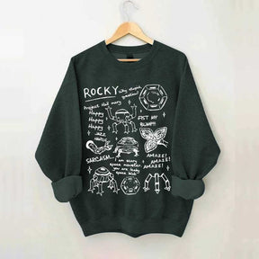 AMAZE Space Monster Rocky Sweatshirt