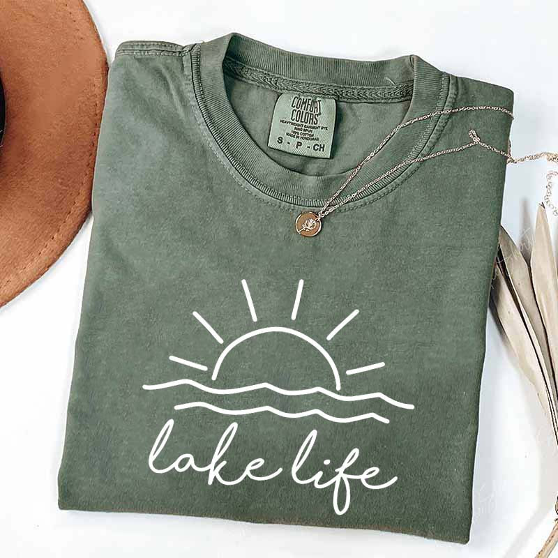 Lakeside Camping Lake Life T-Shirt