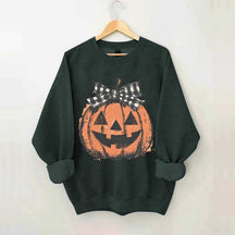 Preppy Jack o Lantern Sweatshirt