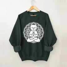 Cute Cat Yoga Namaste Sweatshirt