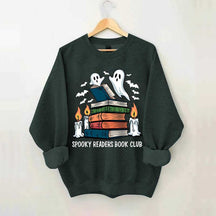 Spooky Readers Book Club Ghost Sweatshirt