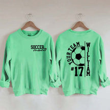 Personalized Soccer Mom Season Sweatshirt
