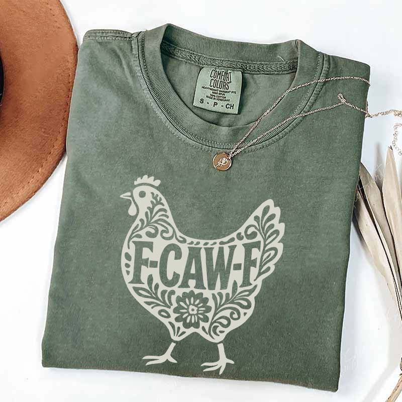 F-CAW-F Farm Animal Chicken T-Shirt