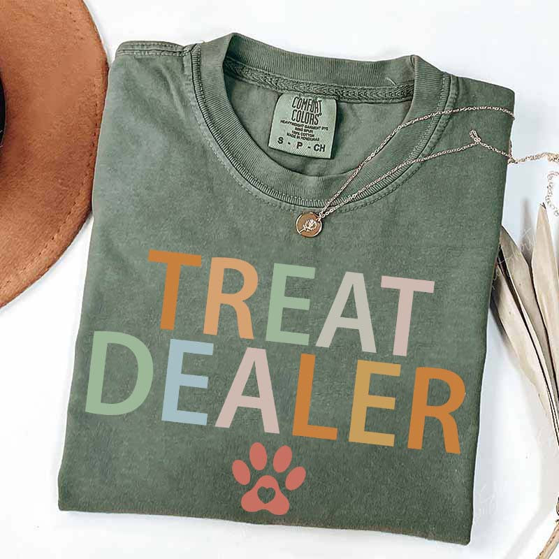 Comfort Colors Treat Dealer Dog T-Shirt