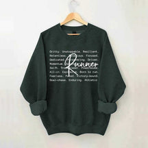 Runner Words Marathon Sweatshirt