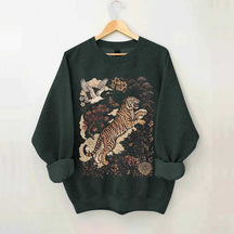 Retro Tiger Wild Cat Sweatshirt