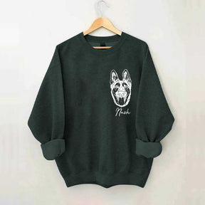 Custom Pet Portrait Sweatshirt