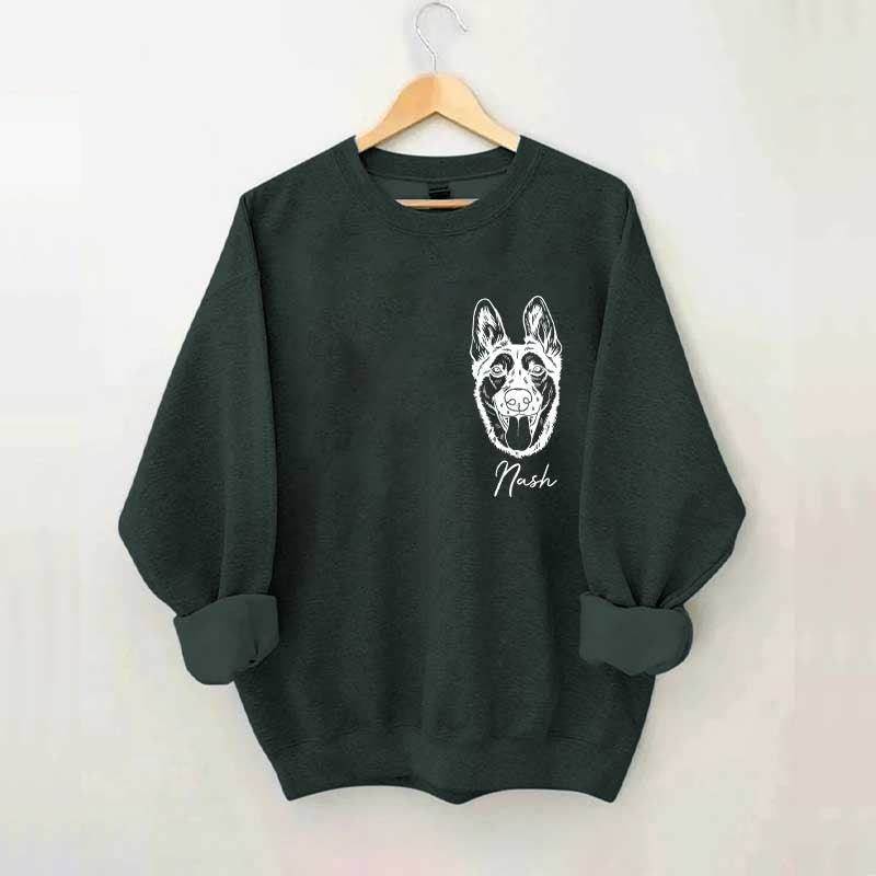 Custom Pet Portrait Sweatshirt