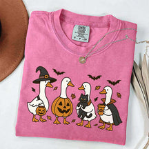 Halloween Ghost Pumpkin Bat Cat T-Shirt