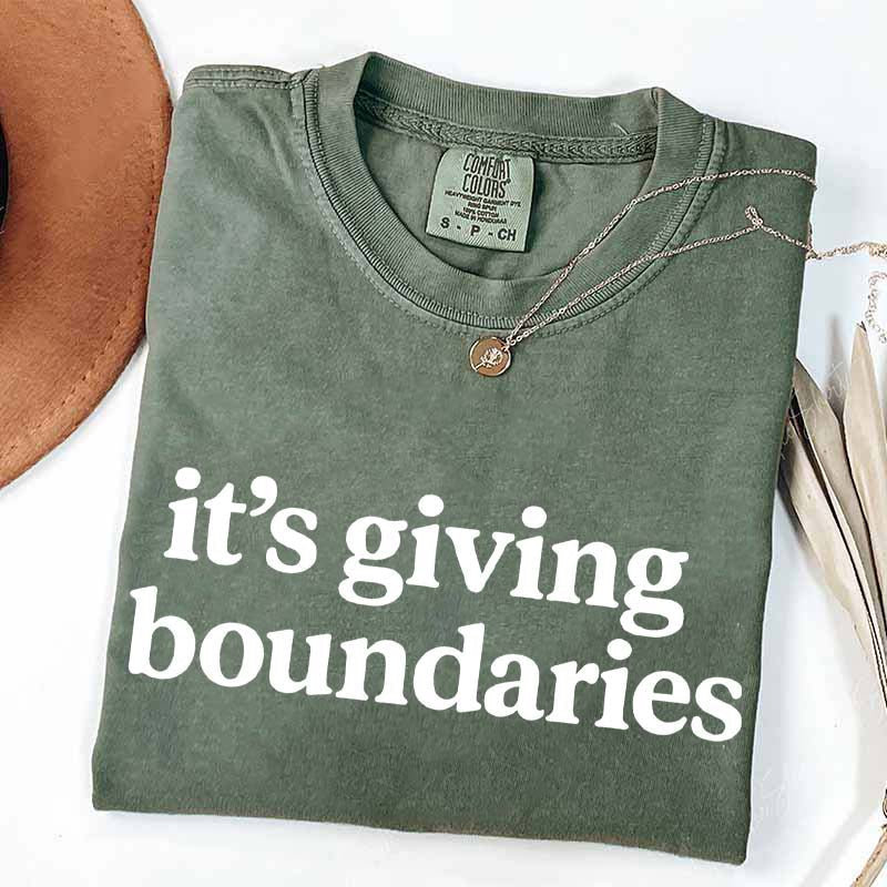 It's Giving Boundaries T-Shirt