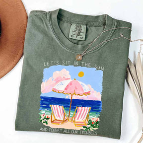 Sit In The Sun Coastal Summer T-Shirt