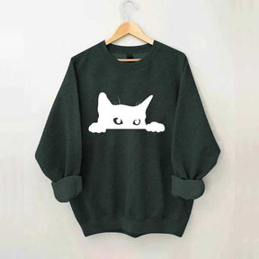 Cute Black Cat Owner Sweatshirt