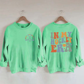 In My Hockey Mom Era Mama Sweatshirt