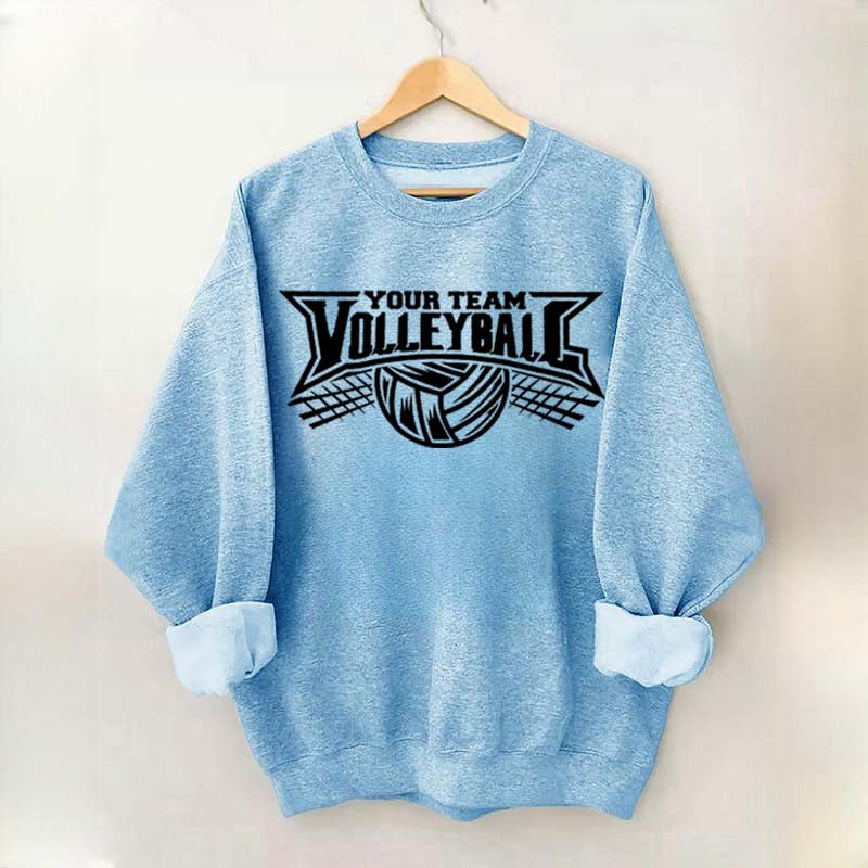 Custom Volleyball Team School Spirit Sweatshirt