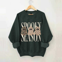 Leopard Ghost Spooky Season Sweatshirt