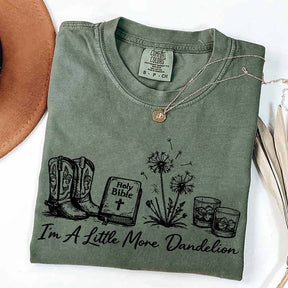 Dandelion Comfort Colors Graphic Western T-Shirt