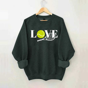 Cute Love Tennis Player Sweatshirt